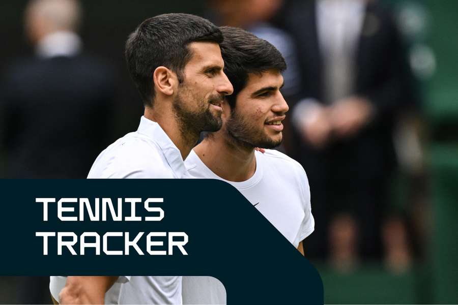 Novak Djokovic en Carlos Alcaraz staan net als in 2023 in de Wimbledon-finale