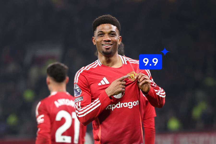 Manchester United's Amad Diallo