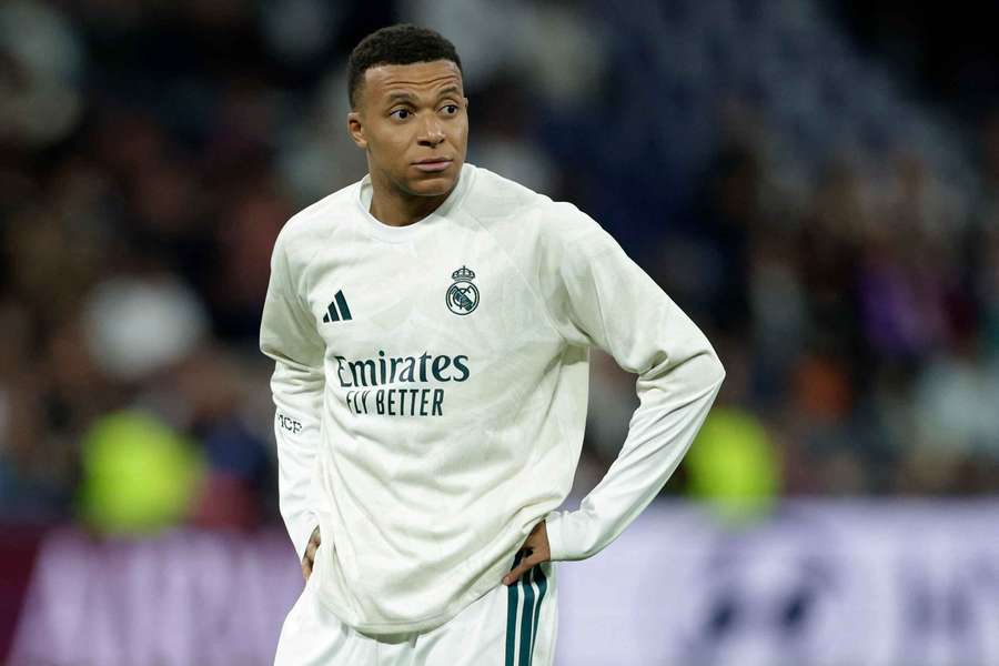 Real Madrid's Kylian Mbappe Real Madrid's Kylian Mbappe