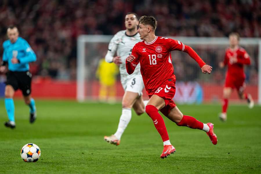 Jesper Lindstrom was an excellent substitute for Damsgaard