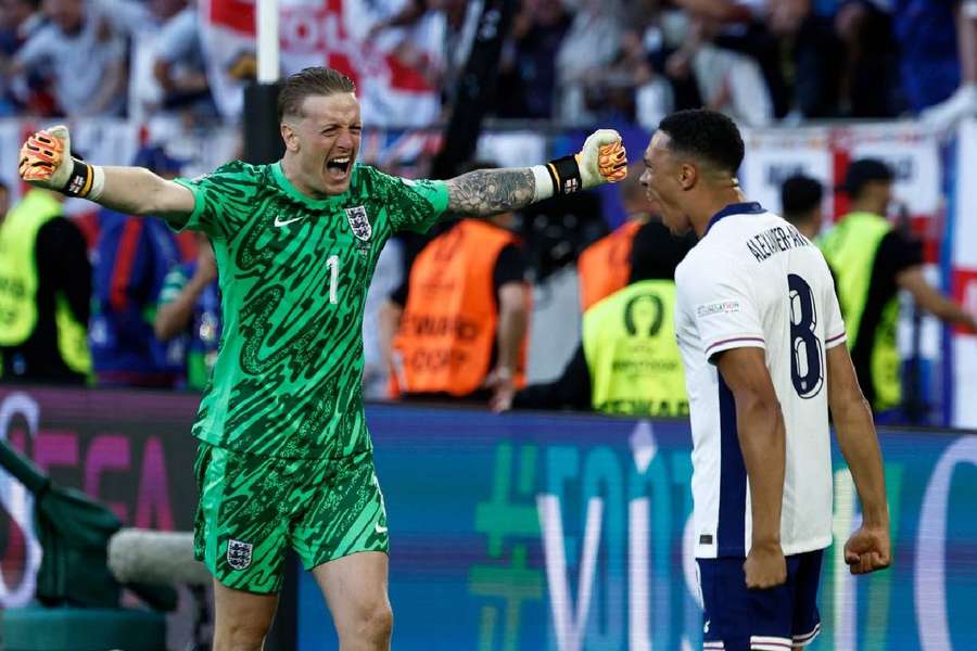 Jordan Pickford et Trent Alexander-Arnold