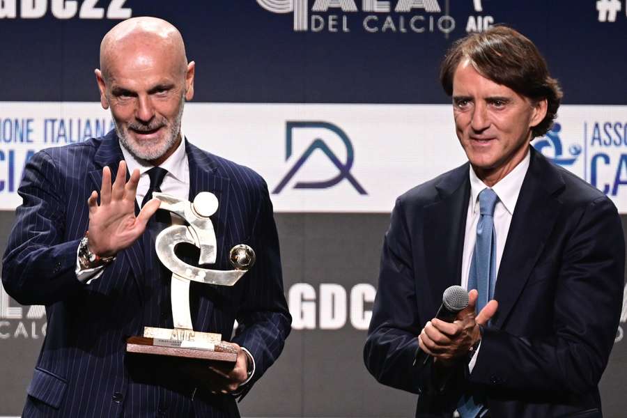 Roberto Mancini e Stefano Pioli