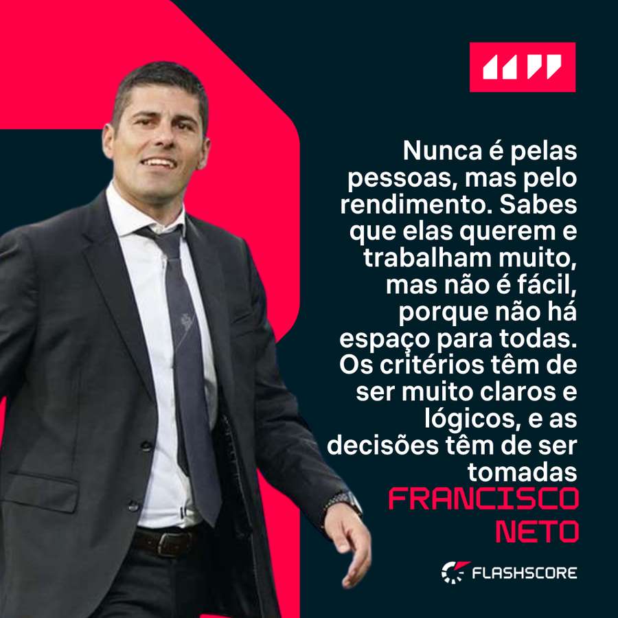 Francisco Neto sobre a dificuldade de fazer uma convocatória