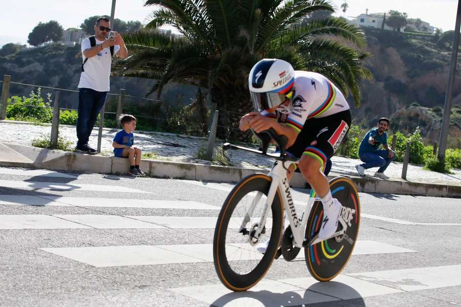 Remco Evenepoel destacou-se no Algarve