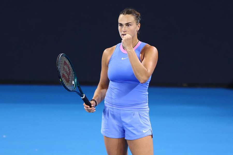 Aryna Sabalenka, victorieuse.