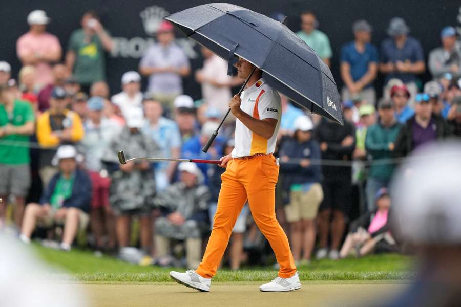 Hovland was confused for Rickie Fowler as he made his way around Oak Hill