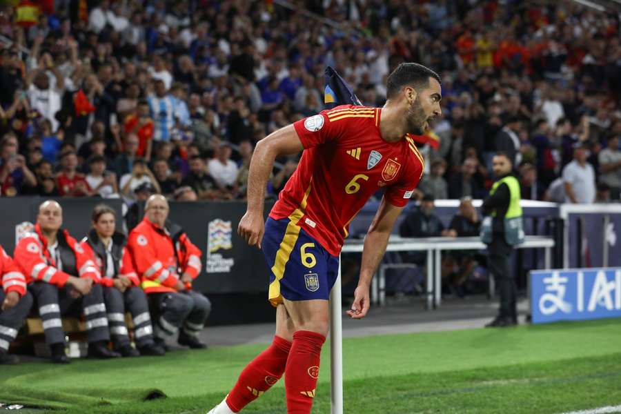 Mikel Merino famously used his father's celebration for the national team. Mikel Merino famously used his father's celebration for the national team.