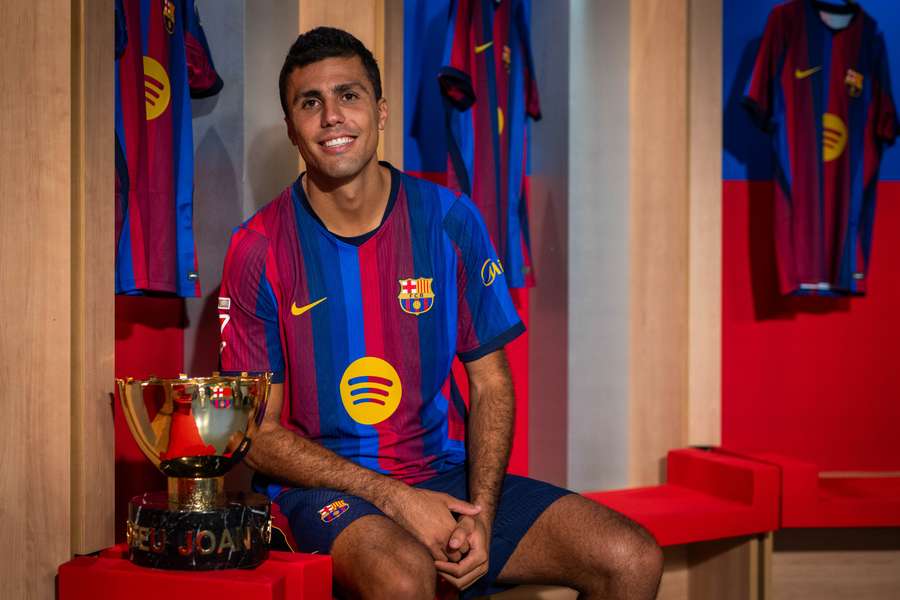 Rodri avec son nouveau club ce mardi. Rodri avec son nouveau club ce mardi.