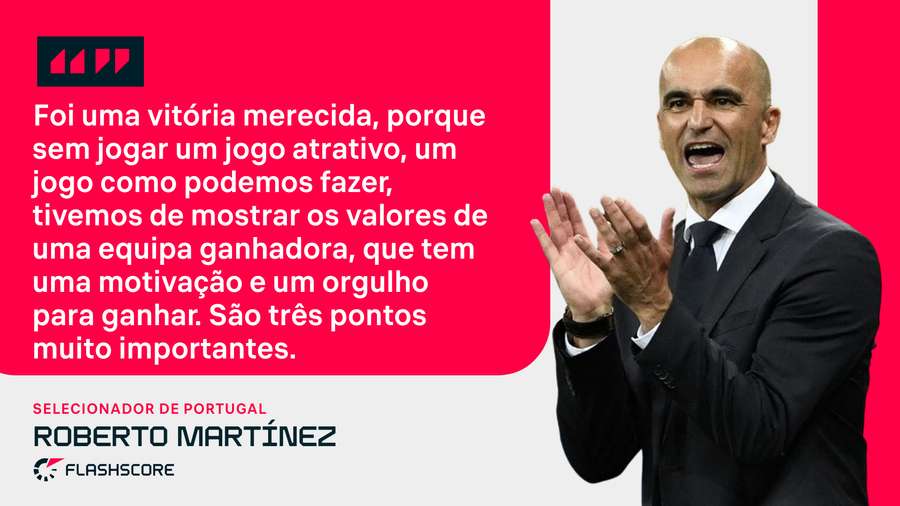 Visão  Roberto Martínez diz que não há jogos fáceis