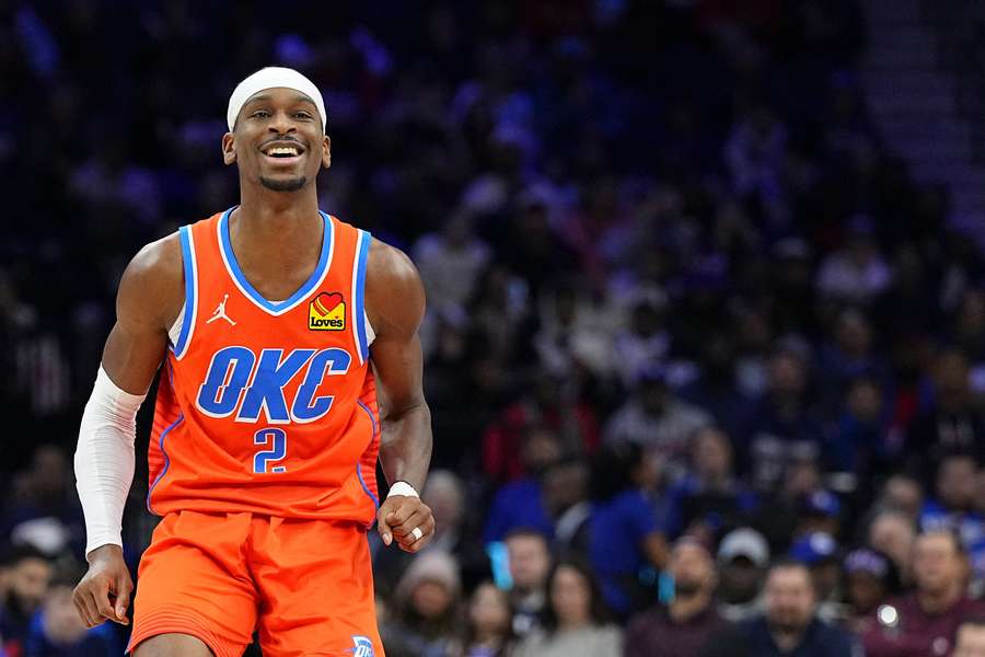 Shai Gilgeous-Alexander of the Oklahoma City Thunder