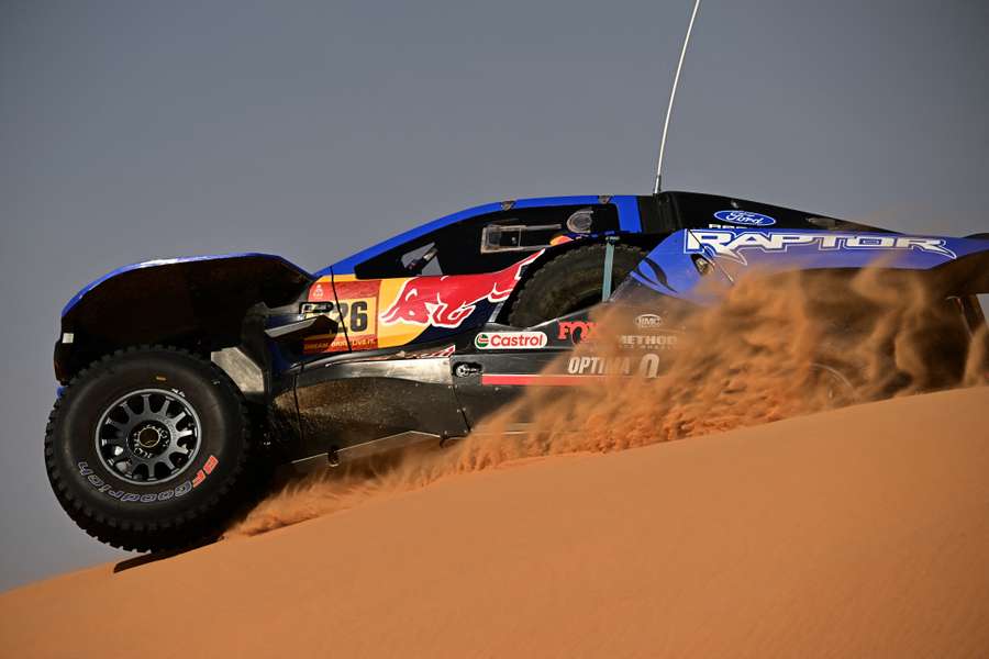 Ekstrom se ha metido de lleno en la lucha por el Dakar