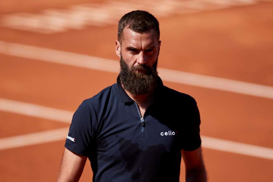 Benoit Paire, de 34 anos, 160.º do ranking