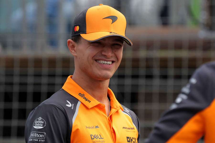 McLaren's Lando Norris finished in seventh place at the Azerbaijan Grand Prix
