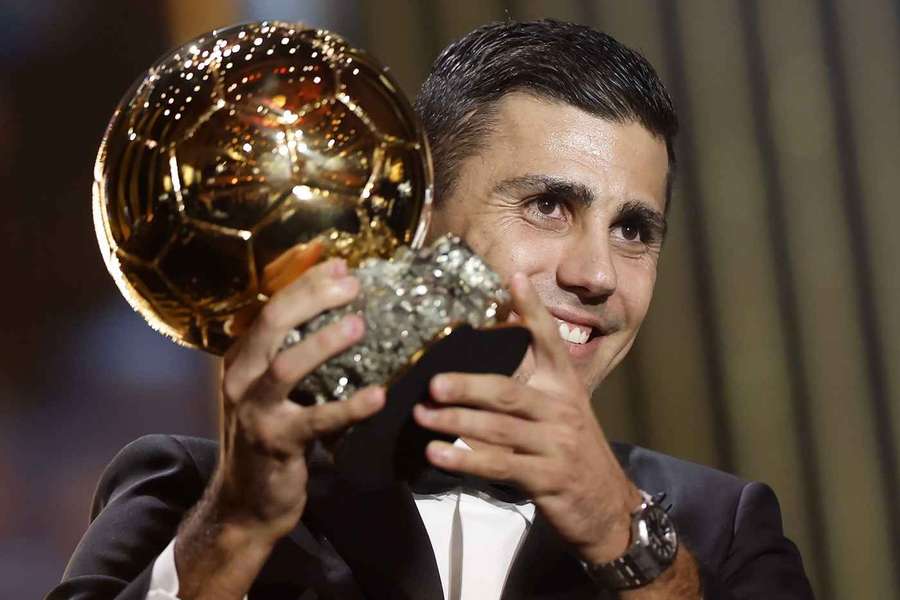 Manchester City's Rodri vinder Ballon d'Or