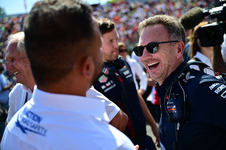 Red Bull team principal Christian Horner ahead of the race