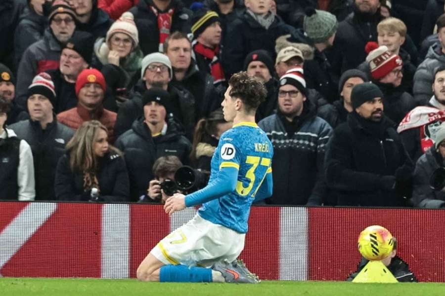 Ladislav Krejčí měl na Old Trafford hlavní roli.