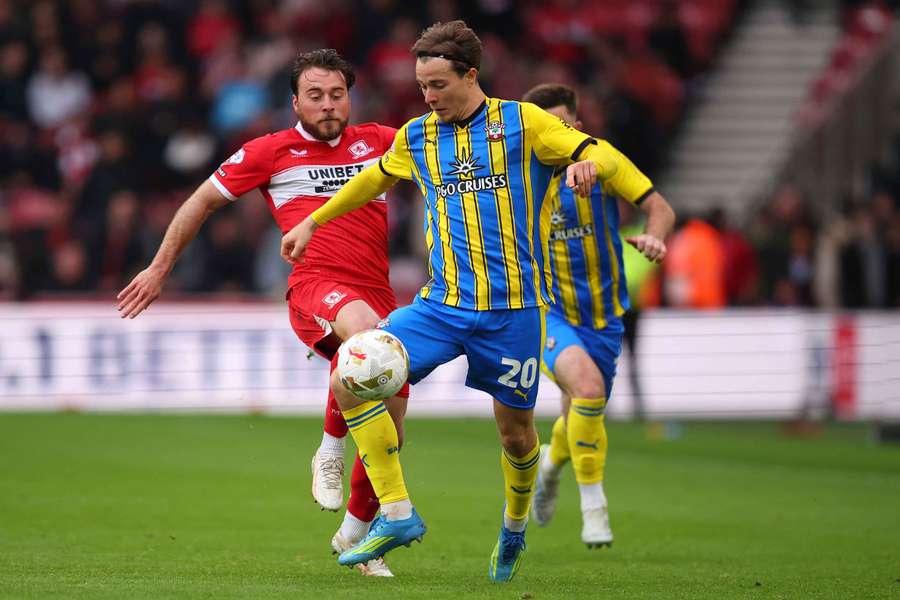 Caspar Jander in action for Southampton Caspar Jander in action for Southampton