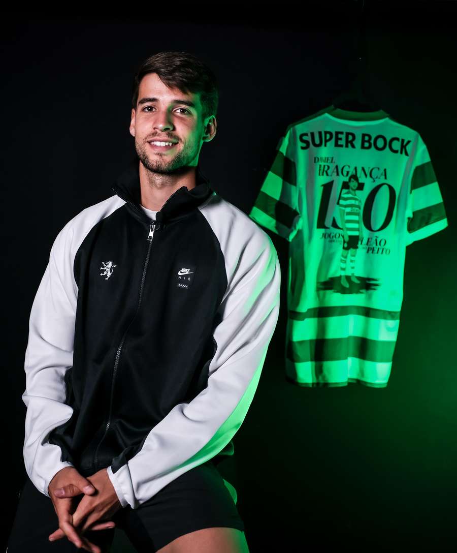 Daniel Bragança completou 150 jogos pelo Sporting