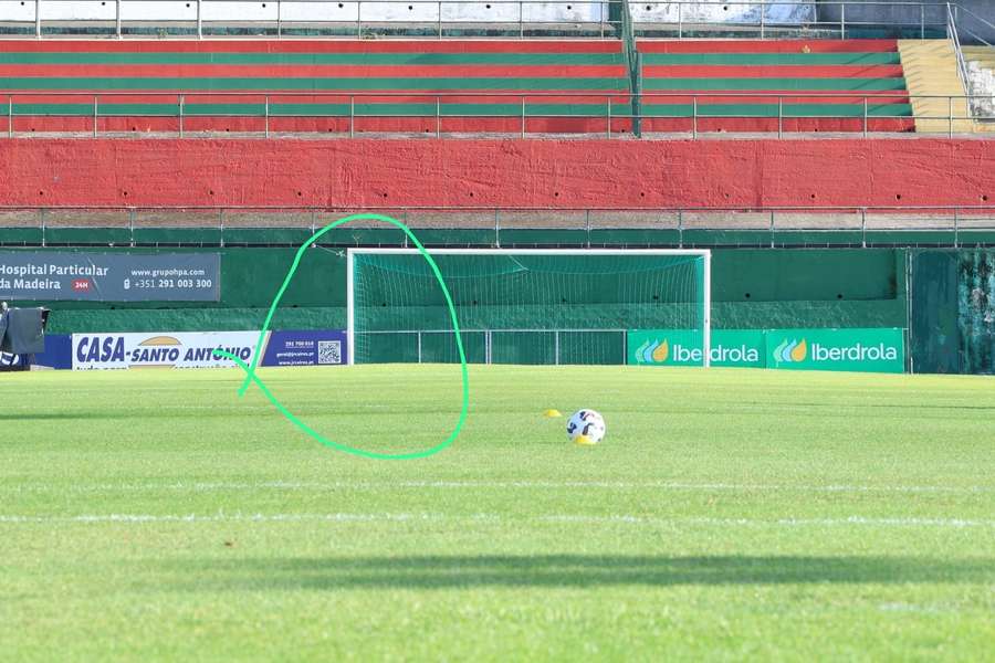 O estado do relvado do campo do Marítimo