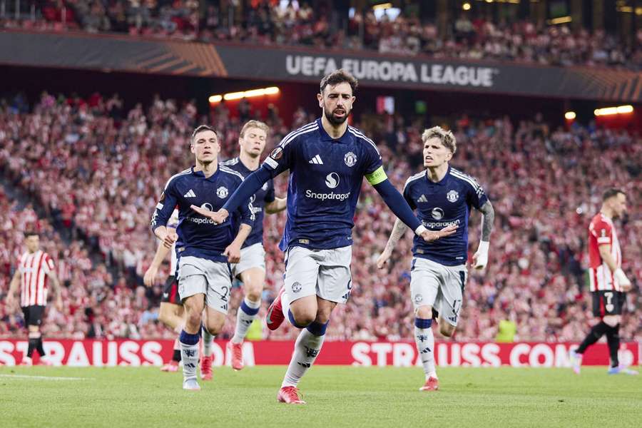 Man Utd's 2-goal captain Fernandes: Unbelievable win at Athletic Bilbao Man Utd's 2-goal captain Fernandes: Unbelievable win at Athletic Bilbao