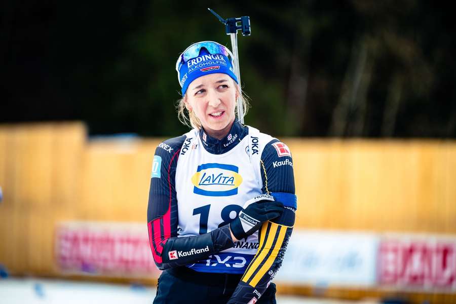 Franziska Preuß am Samstag.