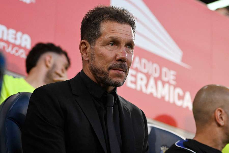 Simeone, en el último partido de Liga Simeone, en el último partido de Liga