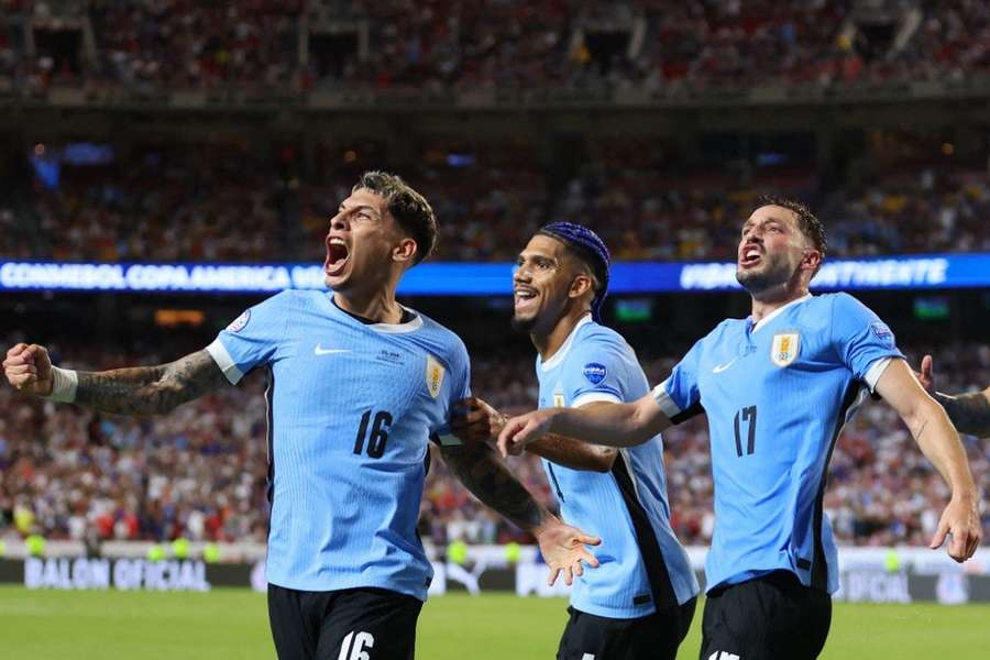 L'Uruguay a célébré sa victoire.