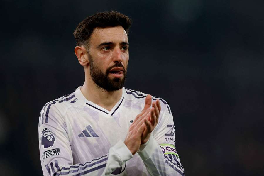 Bruno Fernandes, médio português e capitão do Manchester United