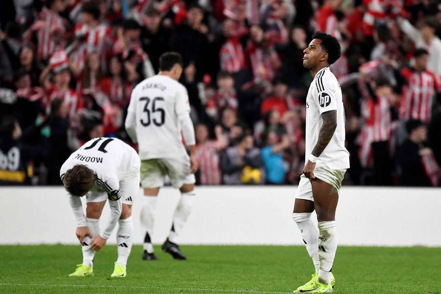Rodrygo y Modric, en San Mamés