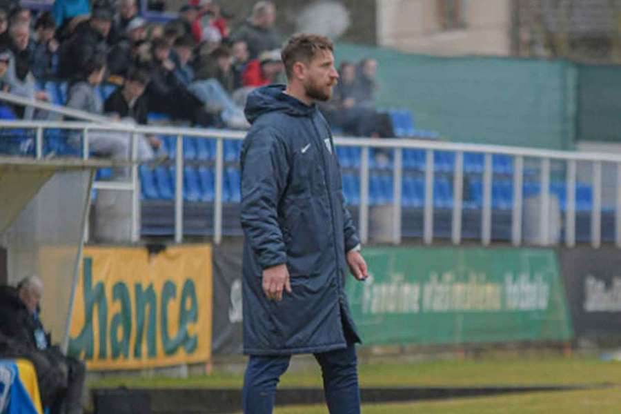 Trenér středočeské Vlašimi David Střihavka