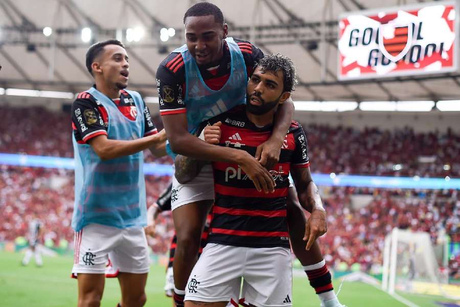 Gabriel Barbosa foi o destaque da partida