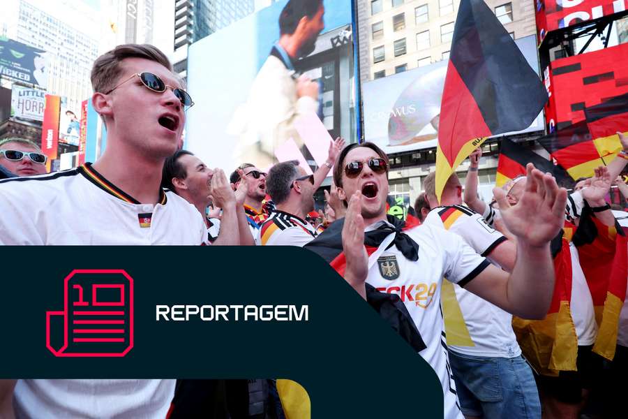 Em Times Square, o Mundial vive num Carnaval permanente