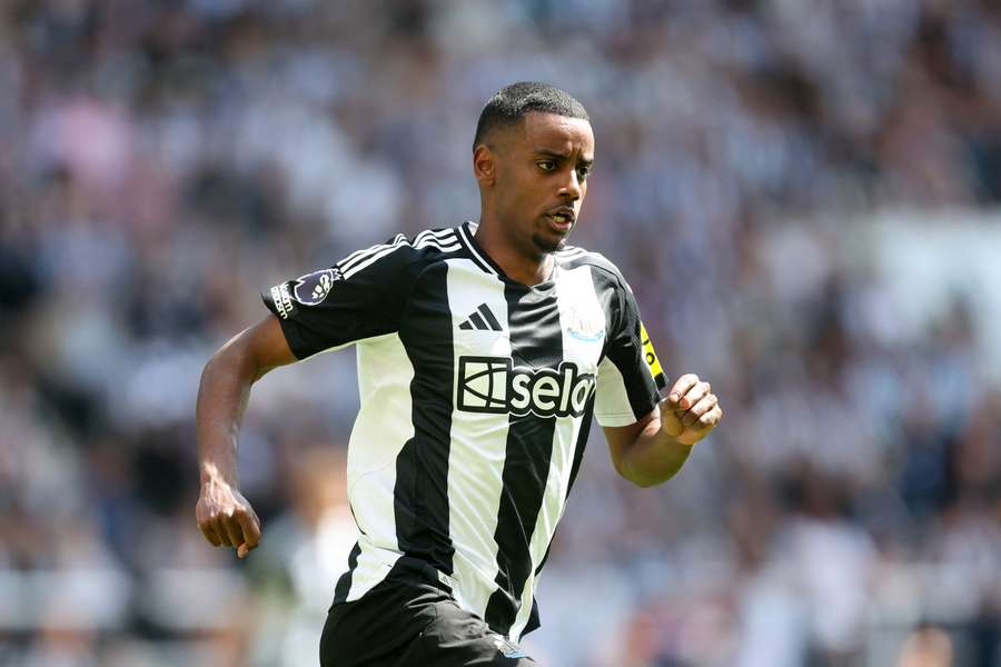 Newcastle striker Alexander Isak