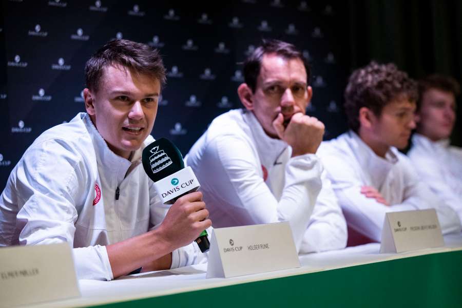 Holger Rune is looking foward to the clash against Serbia in the Davis Cup