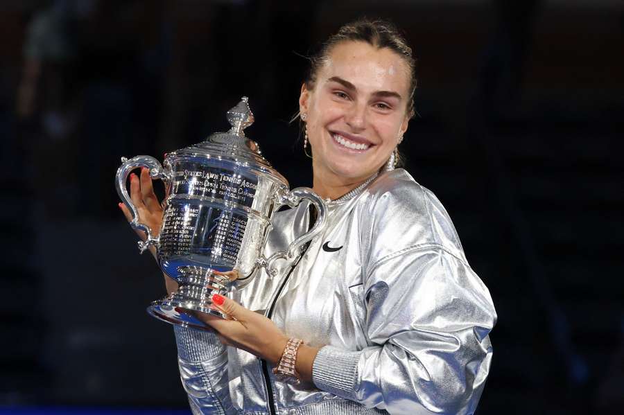 Sabalenka und ihre neueste Trophäe