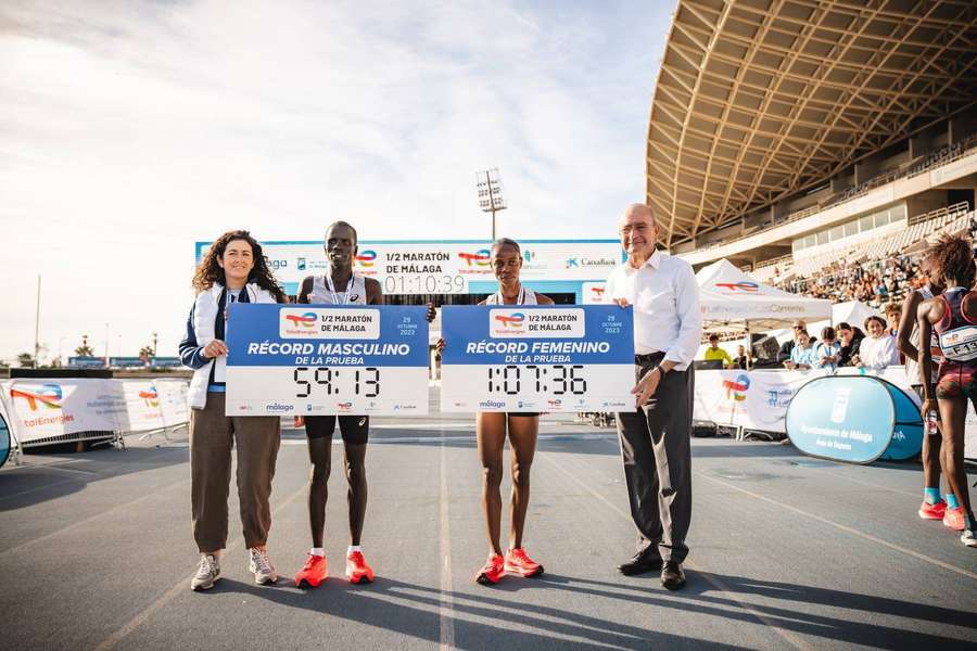 Gran jornada en la Media Maratón de Málaga.