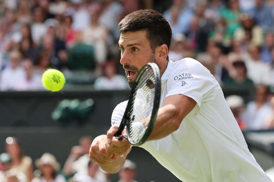 Djokovic em ação