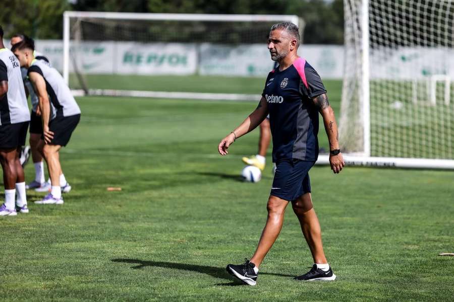 Rui Borges, treinador do Sporting