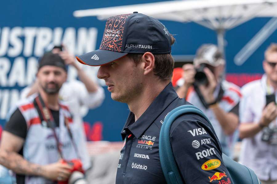 Verstappen en Autriche ce vendredi.