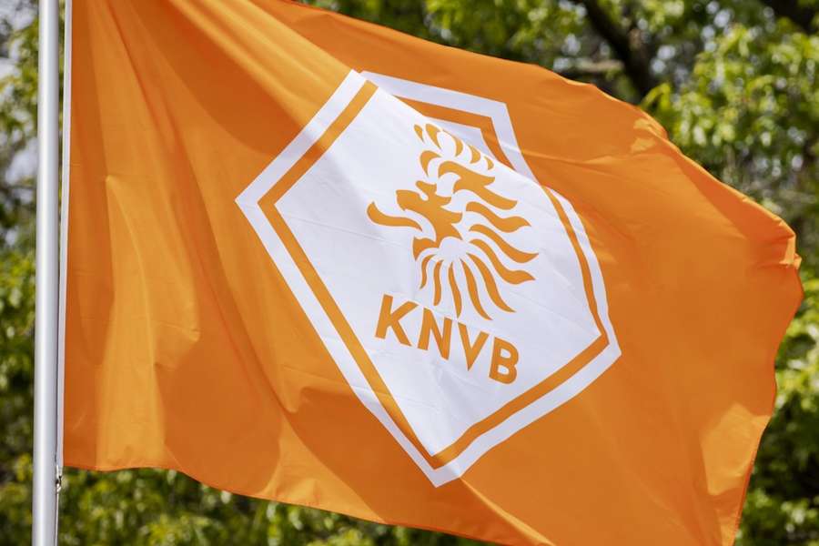 KNVB vlag in Zeist