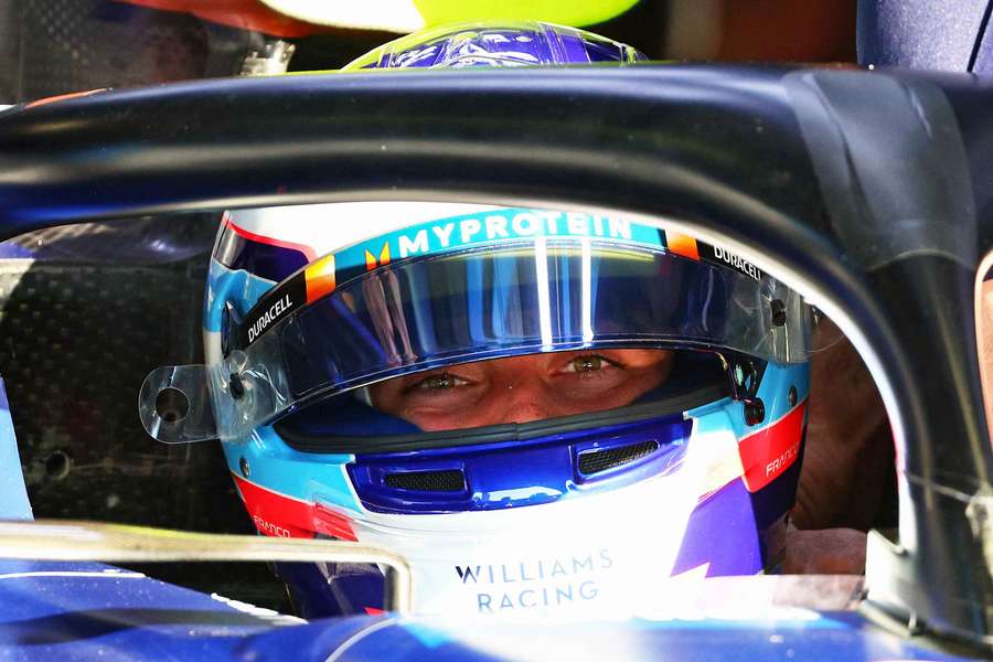 Franco Colapinto dans sa Williams.