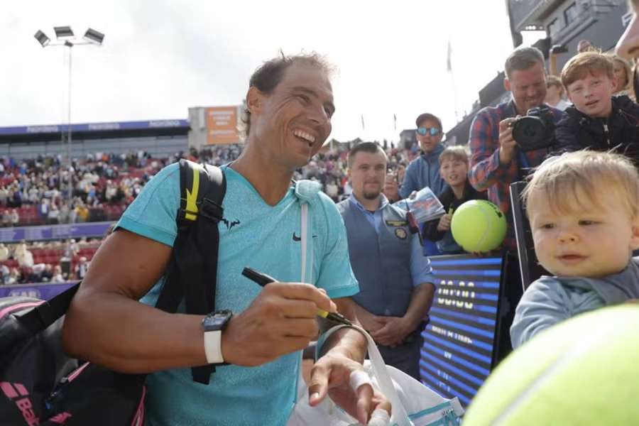 Tennis-Tracker: Rafael Nadal bereitet sich derzeit in Schweden auf die Olympischen Spiele vor.