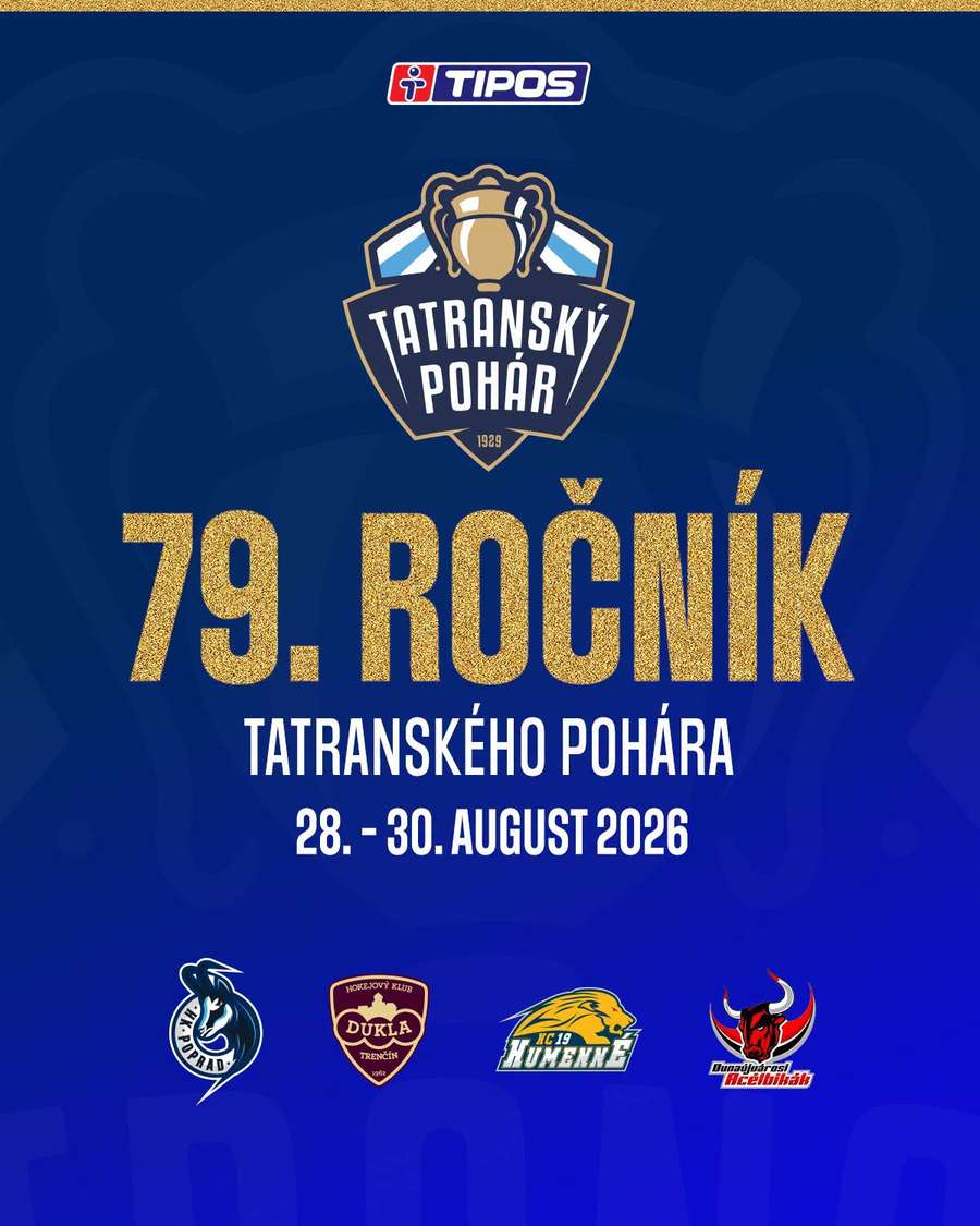 Tatranský pohár 2026 spoznal účastníkov. Tatranský pohár 2026 spoznal účastníkov.