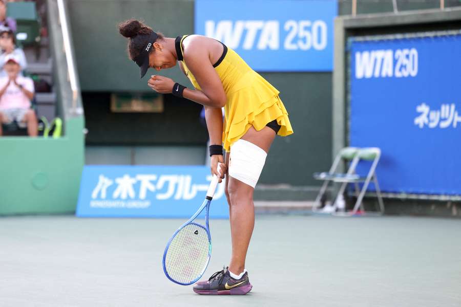 Naomi Osaka, emocionada tras el partido de octavos