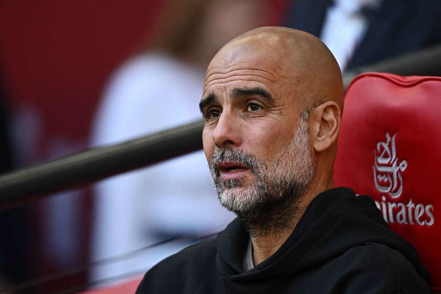 Man City boss Pep Guardiola Man City boss Pep Guardiola