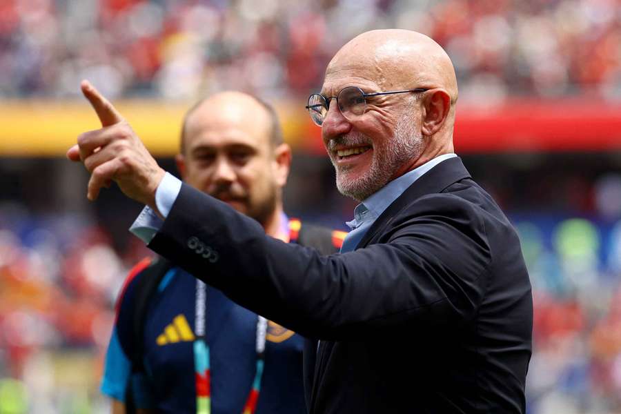 Spain head coach Luis de la Fuente Spain head coach Luis de la Fuente