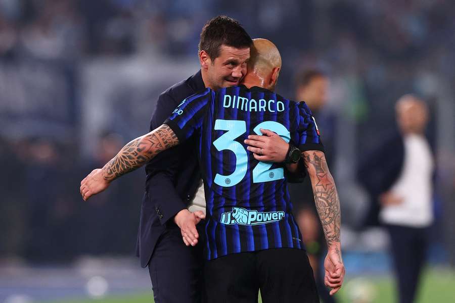 Christian Chivu e Federico Dimarco