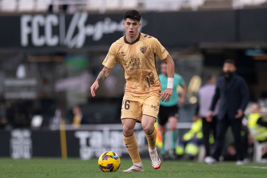 António Cordero em destaque no Málaga