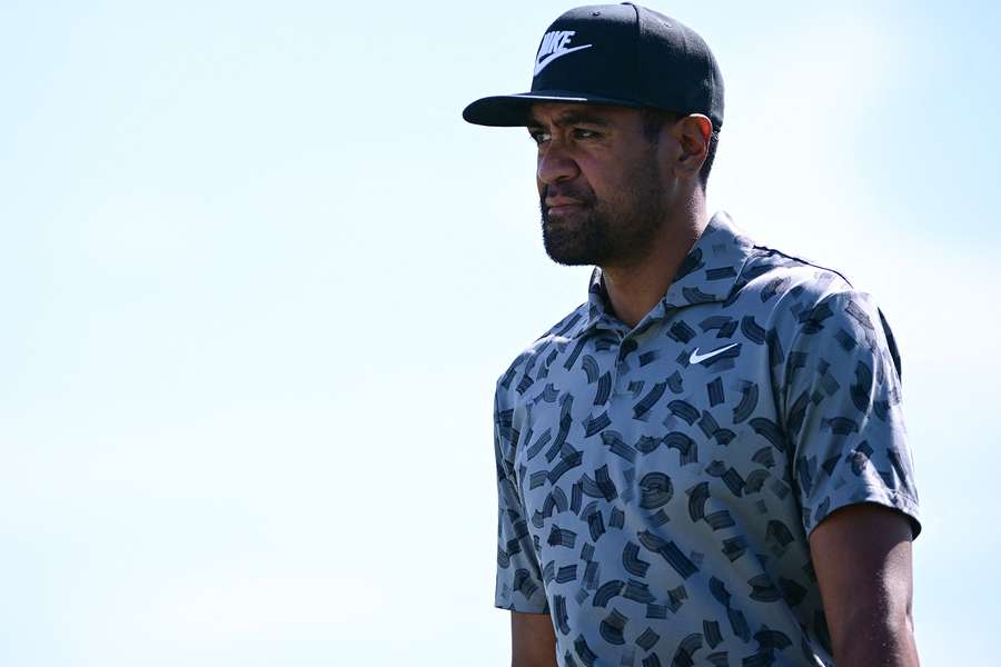 Tony Finau is currently in the lead at the PGA Houston Open on nine under par