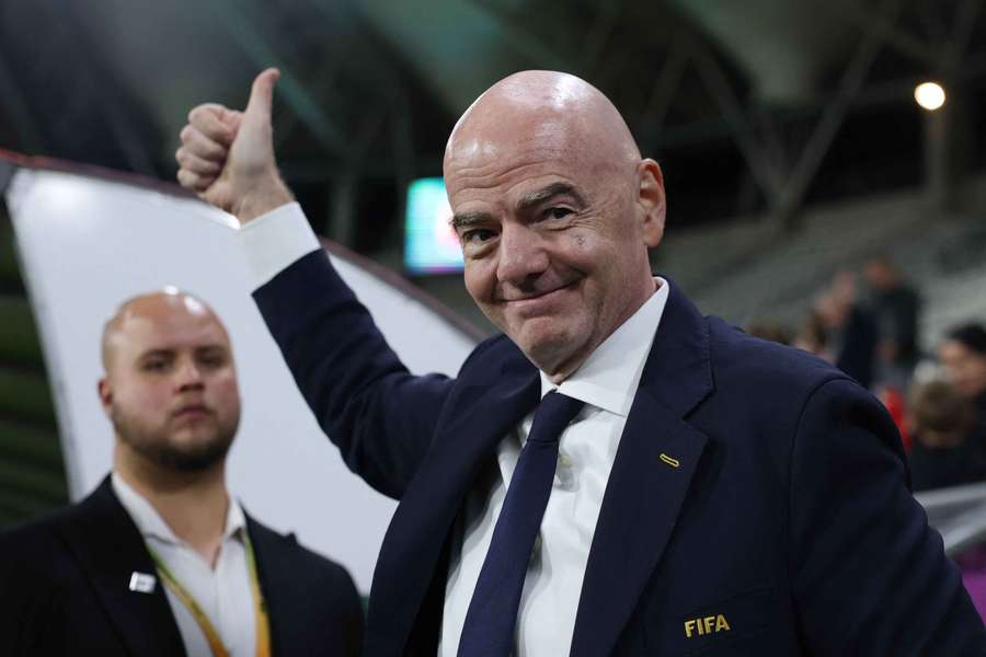 Předseda Mezinárodní fotbalové federace FIFA Gianni Infantino. Předseda Mezinárodní fotbalové federace FIFA Gianni Infantino.
